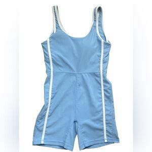 Wilo the Label Short Rib Romper Blue Small